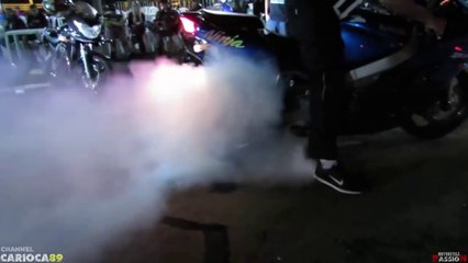 OURINHOS MOTO FEST 2018 -- BMW S1000RR Shooting Flame