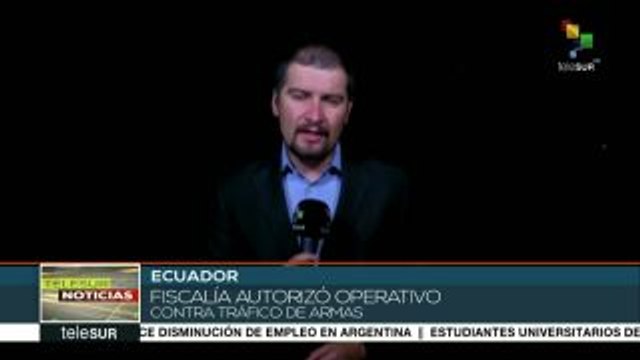 Ecuador: realizan operativo en varias provincias contra tráfico de arm