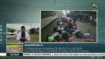 Guatemala: caravana de migrantes continúa su marcha en camiones