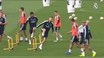 Bale se entrena con el grupo y apunta al Levante
