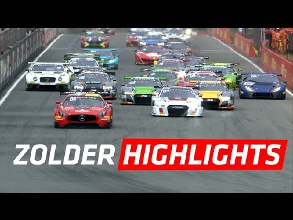 SHORT Highlights - Main Race - Zolder - Blancpain GT Series Sprint Cup 2017