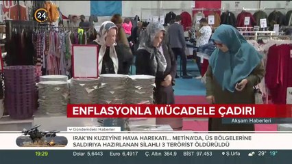 Fırsat çadırına yoğun ilgi
