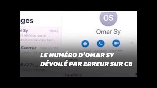 Cyril Hanouna dévoile par erreur le numéro d'Omar Sy