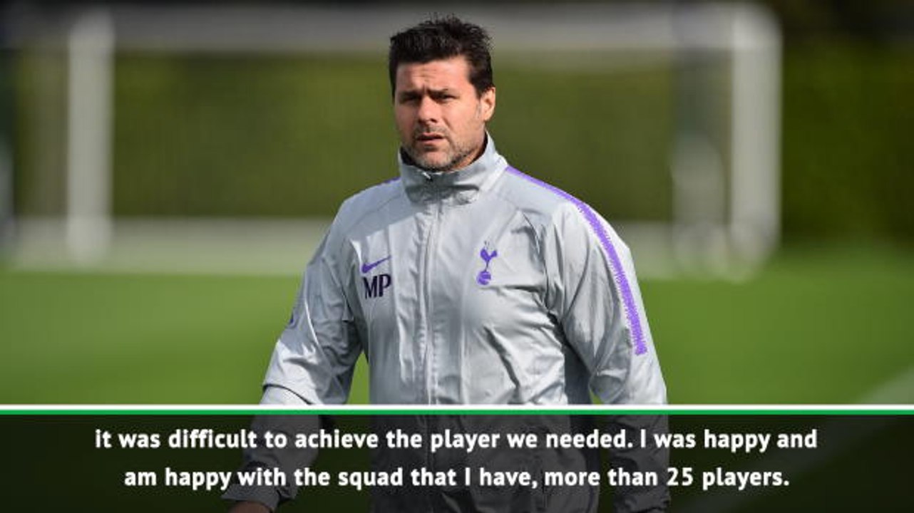 Pochettino has 'no regrets' over Tottenham's lack of spending