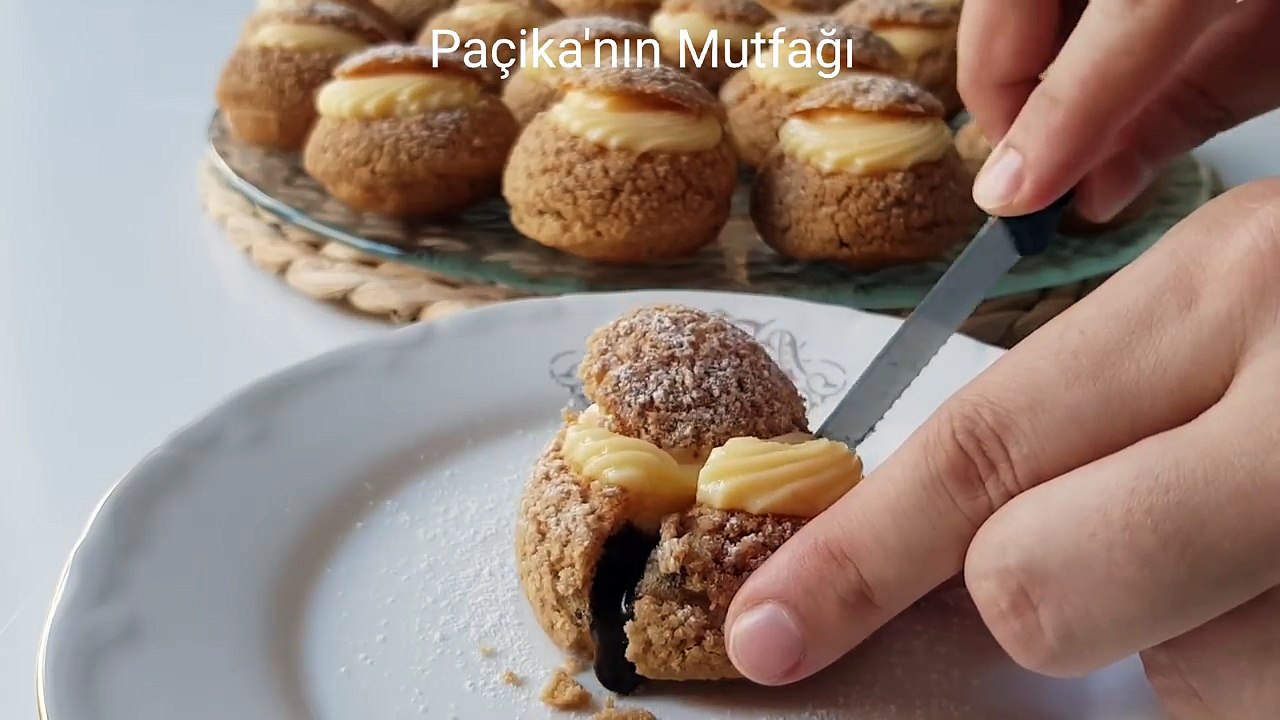 DÜNYANIN EN GÜZEL TATLISI TADAN BAYILIYOR  CREAM PUFF