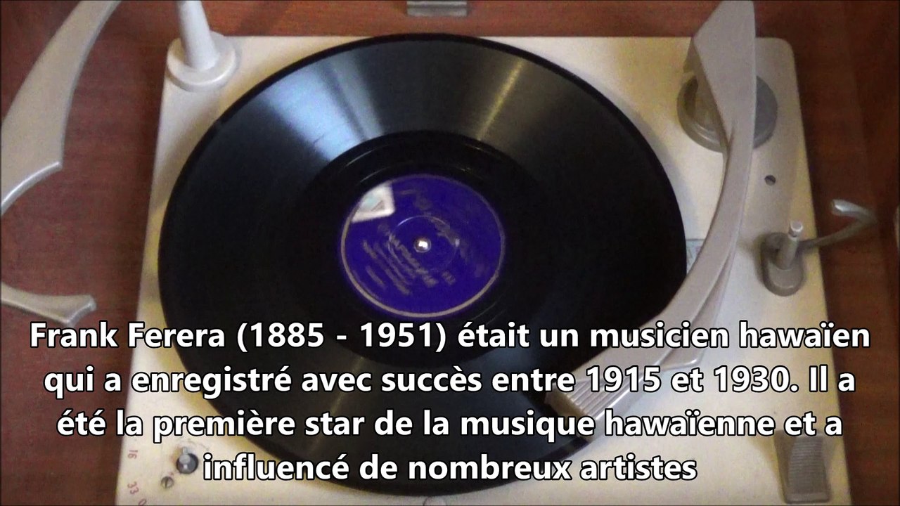 Ferera And Franchini - Charmaine - guitare hawaïenne - 78t (1925-27)