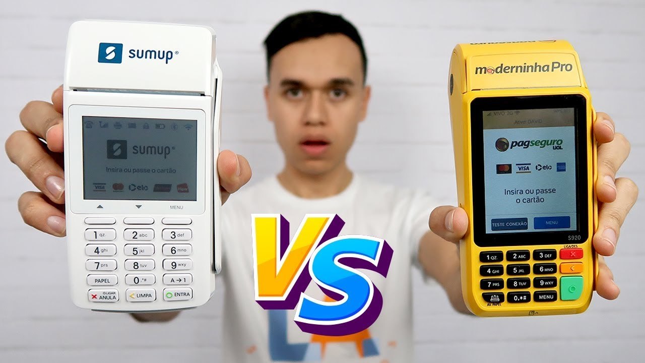 Sumup Total ou Moderninha Pro - Qual é a melhor máquina de cartão ?