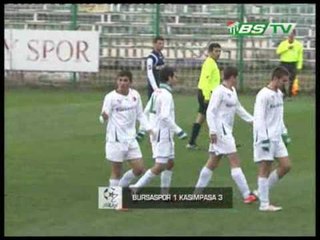 Bursaspor 1 - Kasımpaşa 3 (A2 Ligi Özet) (07.03.2011)