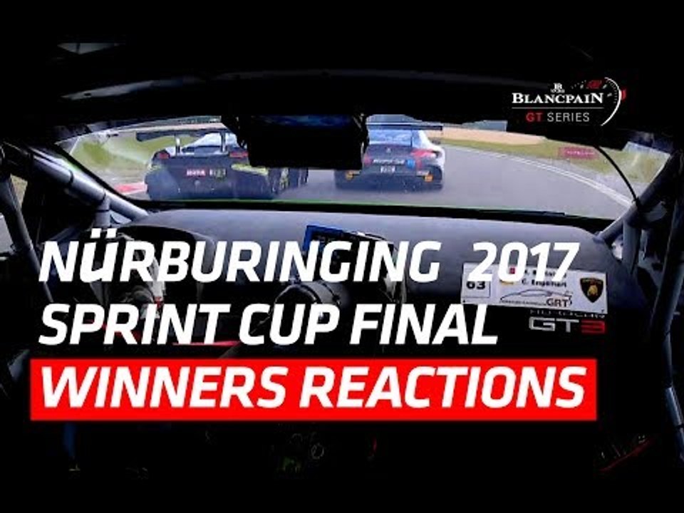 Team WRT Audi - Nürburgring winners reactions - Blanpain GT Series