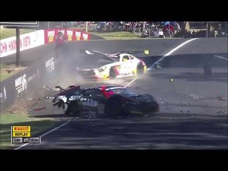 200km per hour crash at Bathurst 12 Hour 2018