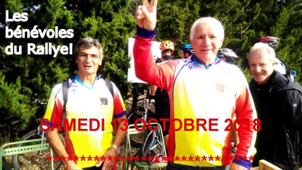 sortie velo sam 13 octobre et dim 14 octobre 2018