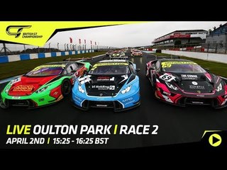 LIVE - British GT 2018 - Oulton Park - Race 2