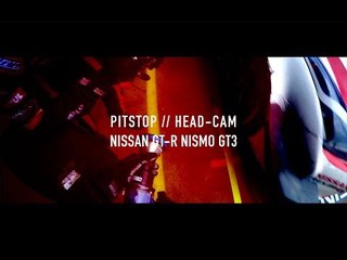 NISSAN GT-R NISMO GT3 // PITSTOP // HEAD-CAM
