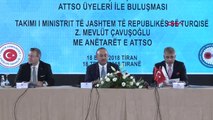 Dışişleri Bakanı Çavuşoğlu Arnavutluk-Türkiye Sanayi ve Ticaret Odası Yönetim Kurulu ve ???genel...