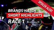 Brands Hatch - RACE 1 - Short Highlights - Blancpain GT Series 2018