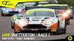 LIVE - Race 1 - Snetterton - British GT 2018