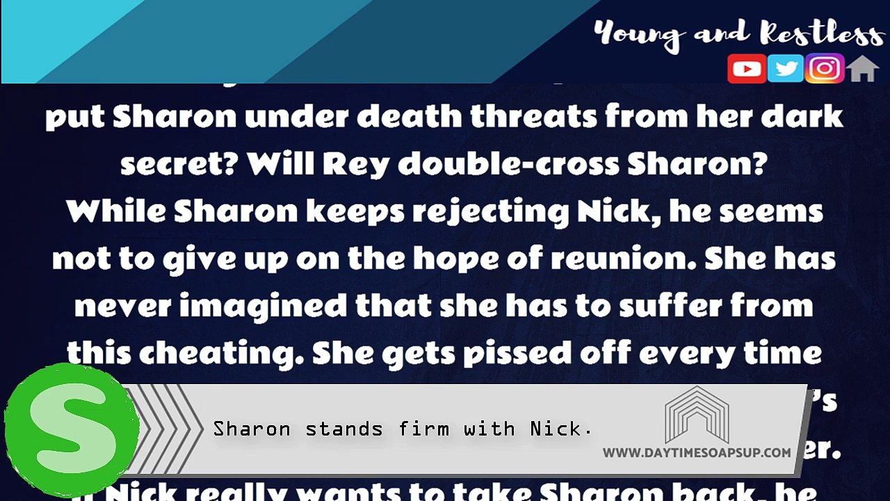 The Young and the Restless spoilers: Will Nick put Sharon under death threats from her dark secret?