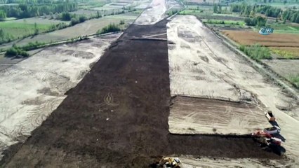 Yeni Tokat Havalimanı Çalışmaları Havadan Görüntülendi