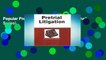 Popular Pretrial Litigation Nutshell (Nutshell Series)