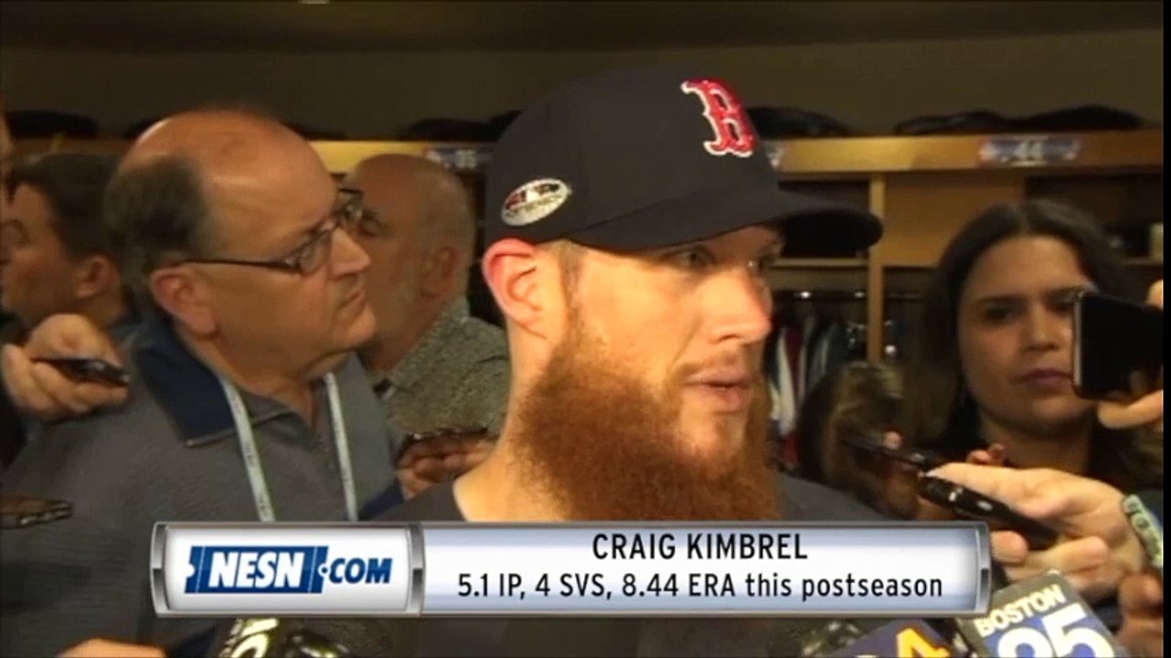 Craig Kimbrel on postseason struggles