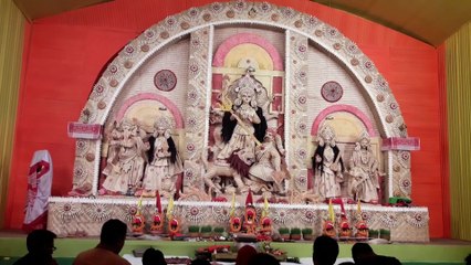 Indian Idol made of match sticks