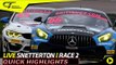 Short Highlights - Race 2 - Snetterton 2018 - British GT