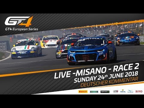 Rennen 2 – Misano – GT4 Europameisterschaft 2018 – LIVE – Deutscher Kommentar