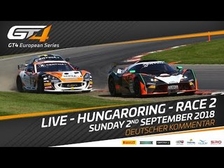 Race 2 - Hungary - GT4 European Series 2018 -  Deutscher Kommentar