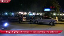 Kebapçı otoparkında hareketli dakikalar