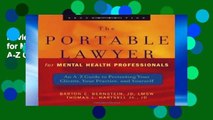 Review  The Portable Lawyer for Mental Health Professionals: an A-Z Guide to Protecting Your