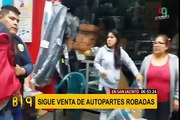 San Jacinto: la venta de autopartes robadas continúa