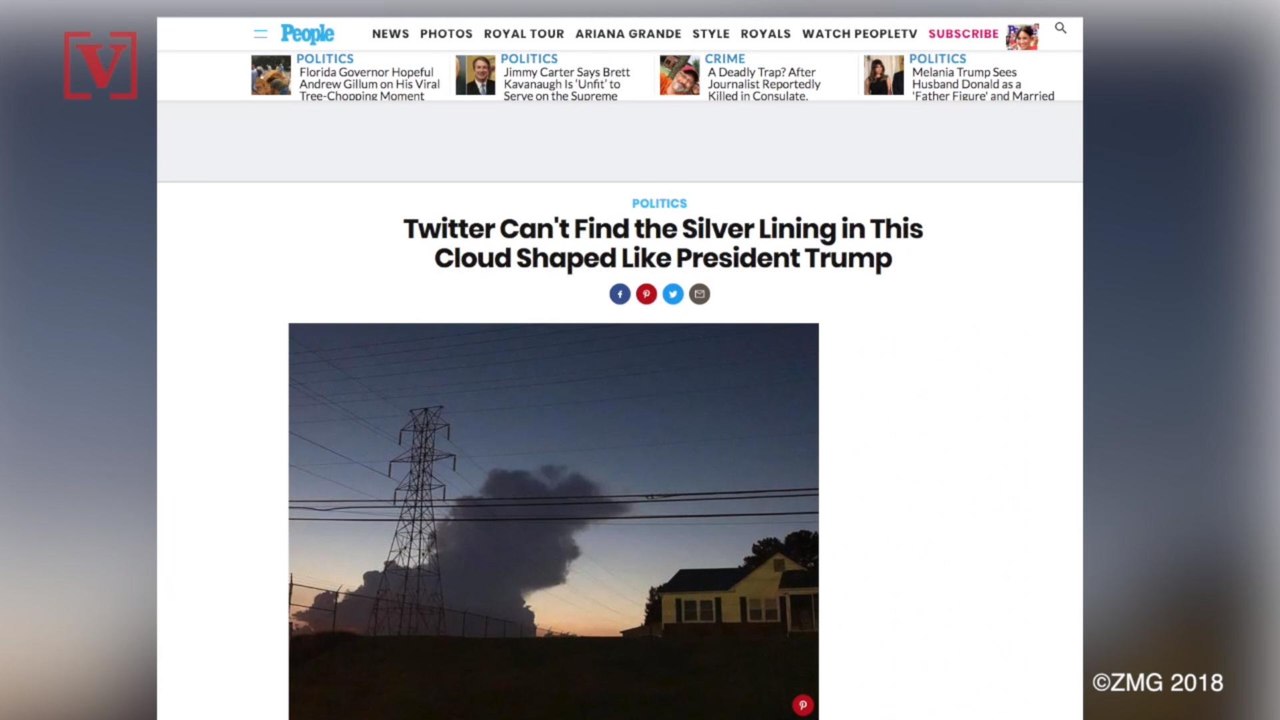 This Cloud Formation Looks Like a Human Face
