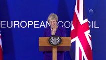 AB Liderler Zirvesi - İngiltere Başbakanı May - Brüksel