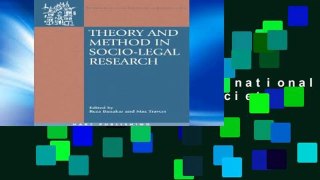 Popular Theory and Method in Socio-Legal Research (Onati International Series in Law and Society)
