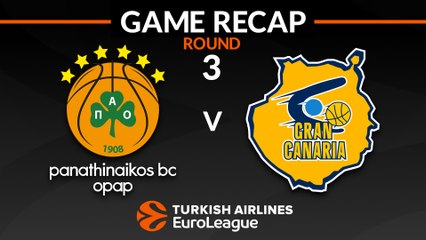 Highlights: Panathinaikos OPAP Athens - Herbalife Gran Canaria