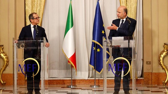 La UE califica los presupuestos italianos de preocupantes