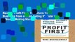 Review  Profit First: Transform Your Business from a Cash-Eating Monster to a Money-Making Machine