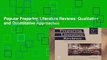 Popular Preparing Literature Reviews: Qualitative and Quantitative Approaches