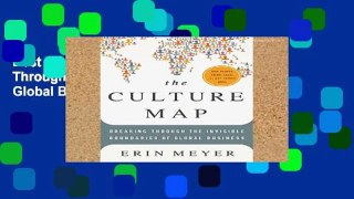 Best product  The Culture Map: Breaking Through the Invisible Boundaries of Global Business
