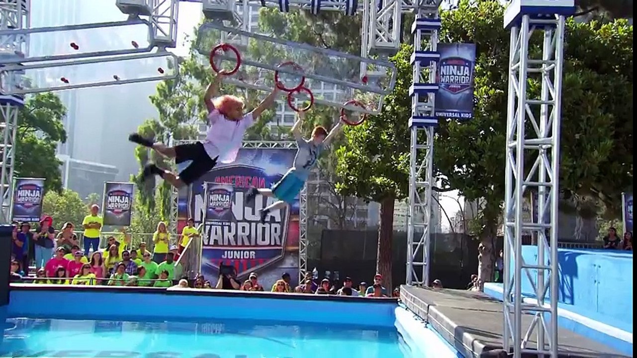 LEAKED RUN: Niko Stradtman vs  Hanz Hertz | American Ninja Warrior Junior | Universal Kids