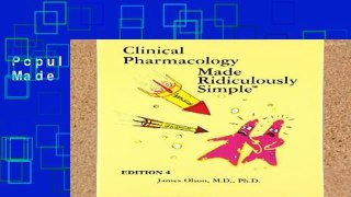 Popular Clinical Pharmacology Made Ridiculously Simple
