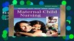 Review  Study Guide for Maternal-Child Nursing, 5e
