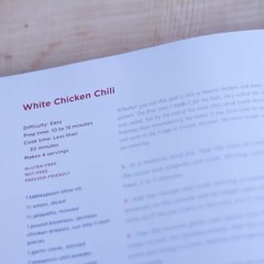 White Chicken Chili from 100 Days of Real Food: Fast & Fabulous