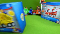 Paw Patrol Toy Collection Ultimate Rescue Mini Vehicles Fireman Chase Marshall Fire Truck Toy Video