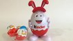 Kinderino Kinder Joy Suprise Egg Man Giant Limited Edition Easter w 4 Eggs - Unboxing Demo Review
