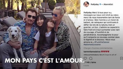 "Je t'aime pour toujours": Laeticia Hallyday poste un vibrant message sur Instag...