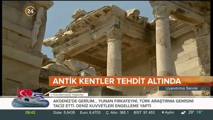 İklim değişikliği Efes'i tehdit ediyor