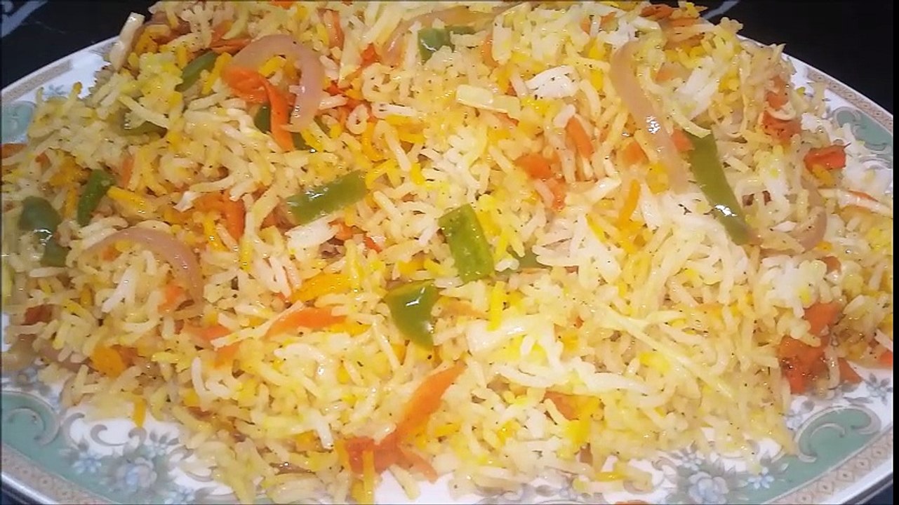 Vegetable Rice I Vegetable Fried Rice I How to make Vegetable Rice in urdu hindi "Cook With Shaheen"
