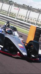 Nissan e.dams Formula E cars on track for the first time