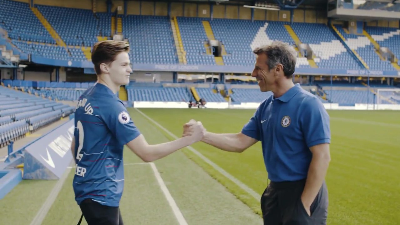 Gianfranco Zola surprises Ed Garside